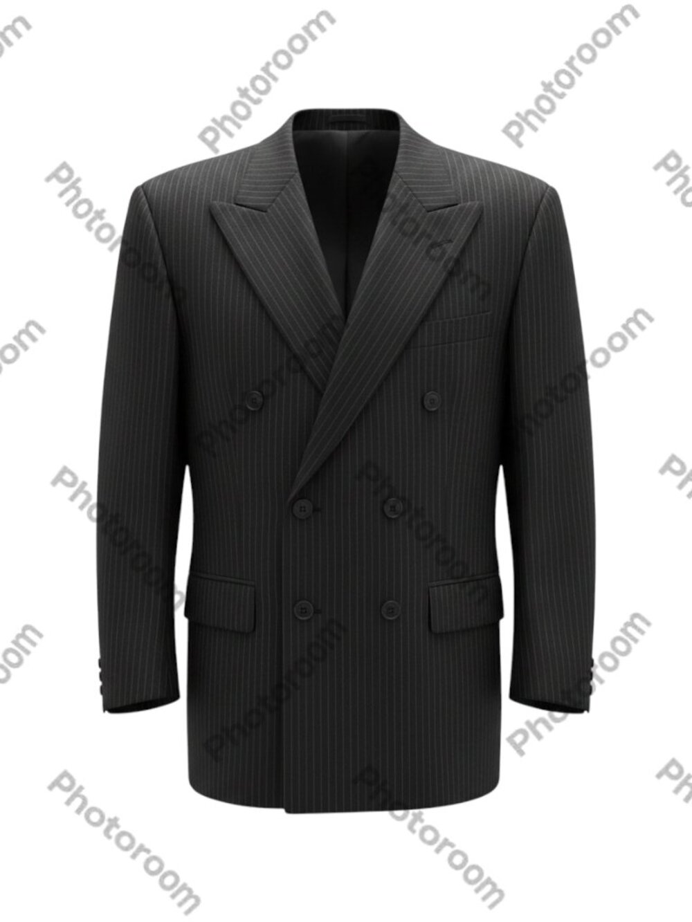 Embassy Square Wool Blazer 42R Black